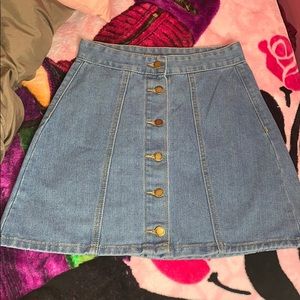 Cute blue jean skirt